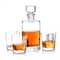 JoyJolt® Carina Whiskey 5-Piece Crystal Decanter Set
